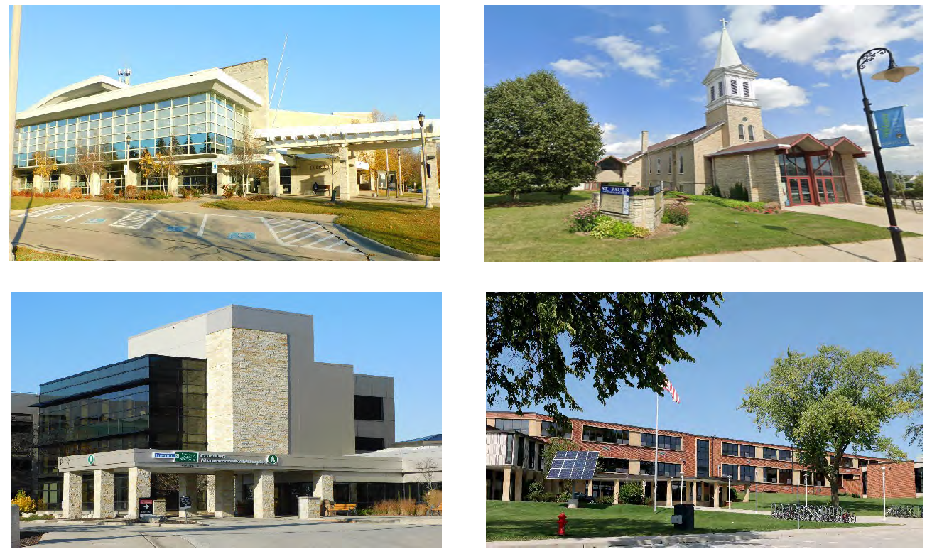 Figure 122-522.1 Illustrative Examples of Civic Buildings