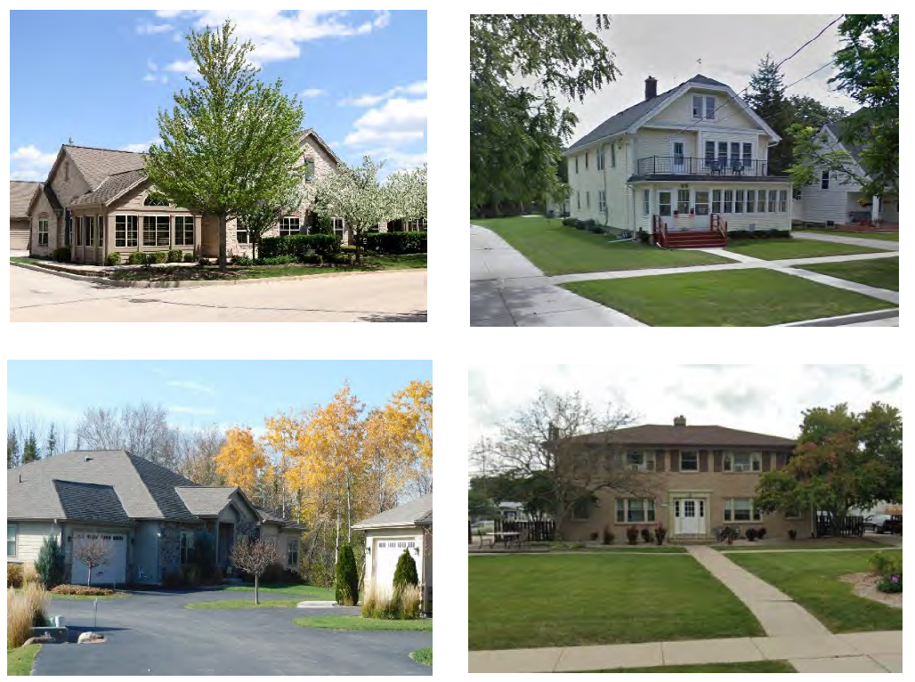 Figure 122-523.3 Illustrative Examples of Small Scale Multifamily Buildings