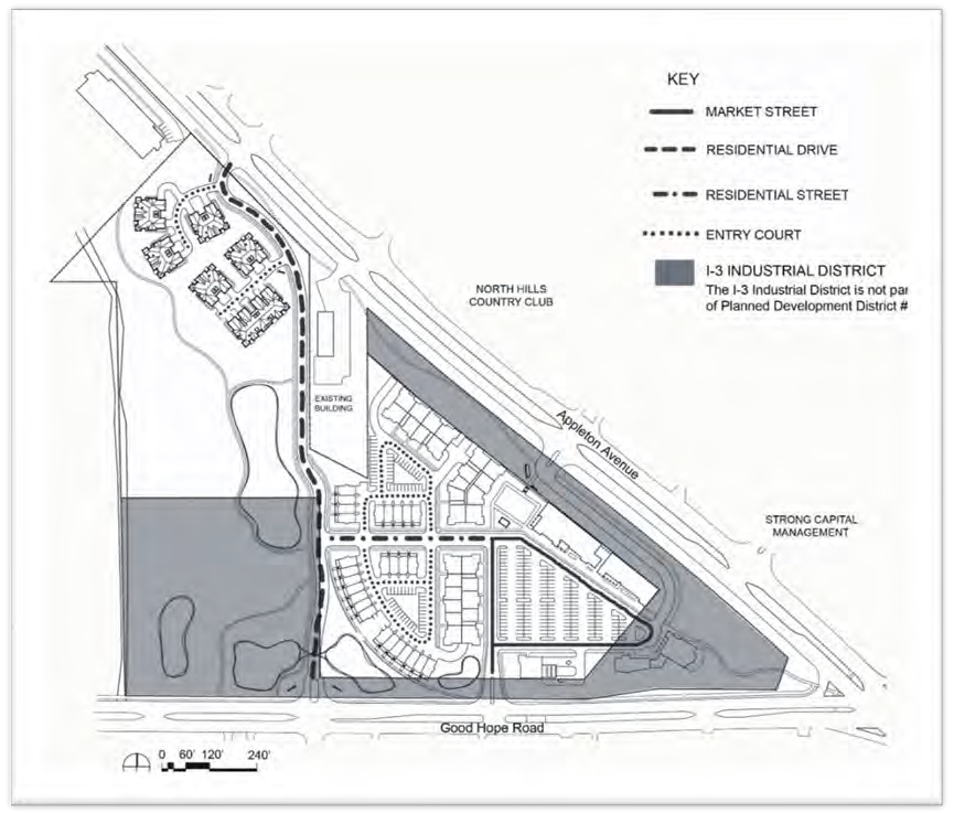 Figure 122-804.1 PDO-1 Street Development Plan