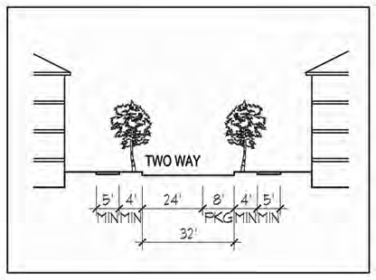 Figure 122-804.3 Residential Street