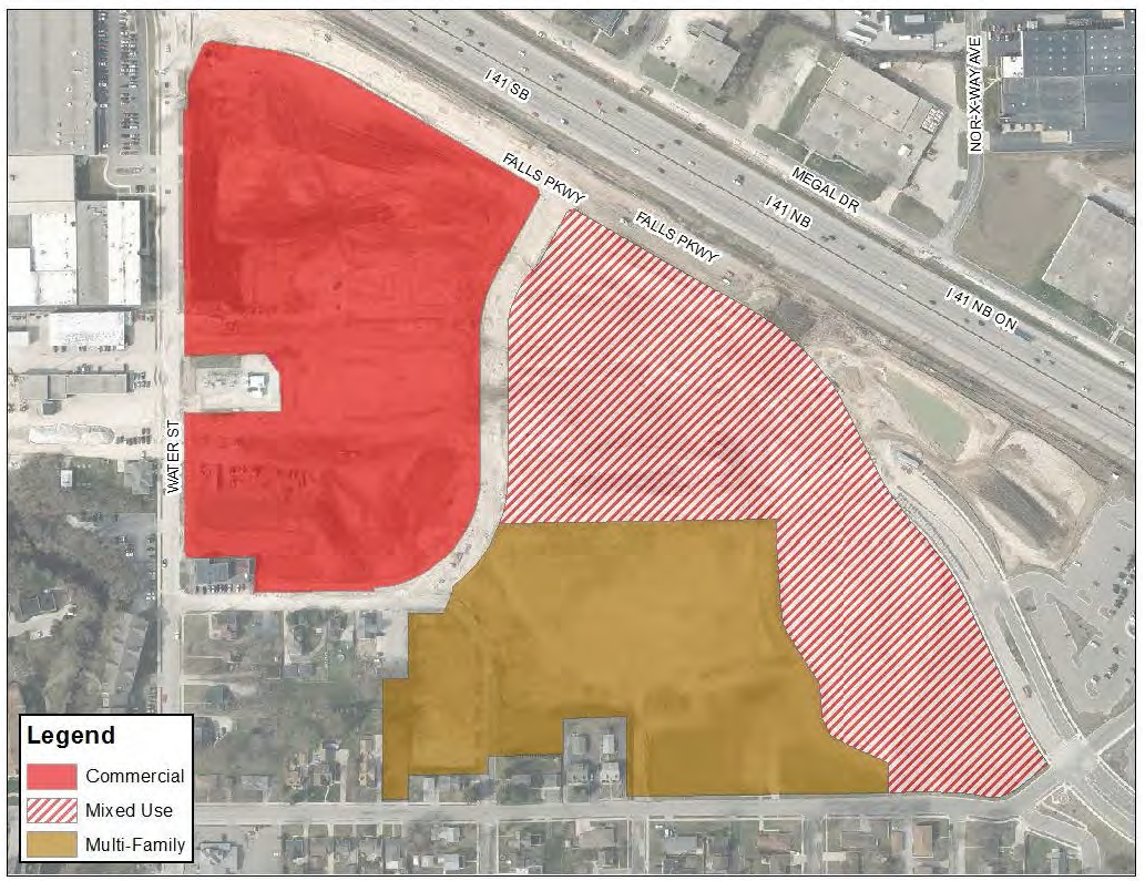 Figure 122-821.2 Falls Parkway Sub-District Area Classifications