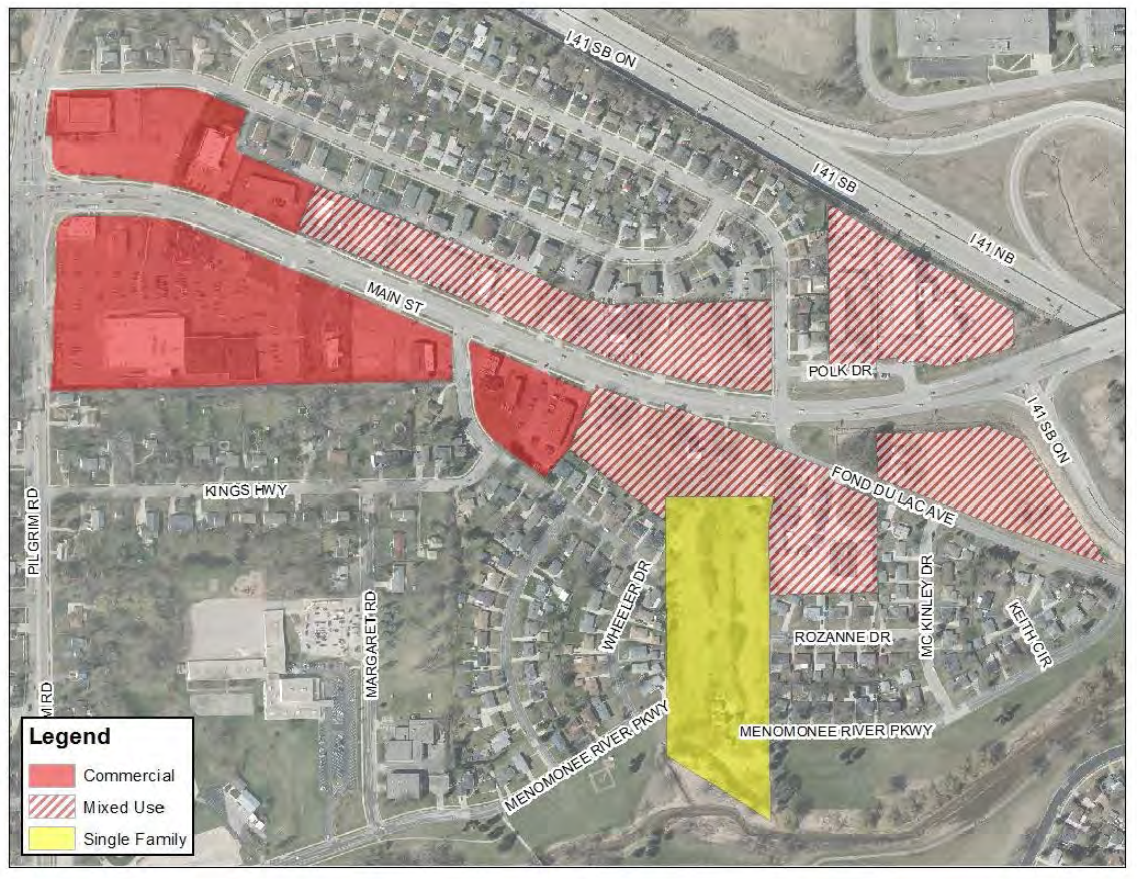 Figure 122-821.3 Main Street Sub-District Area Classifications