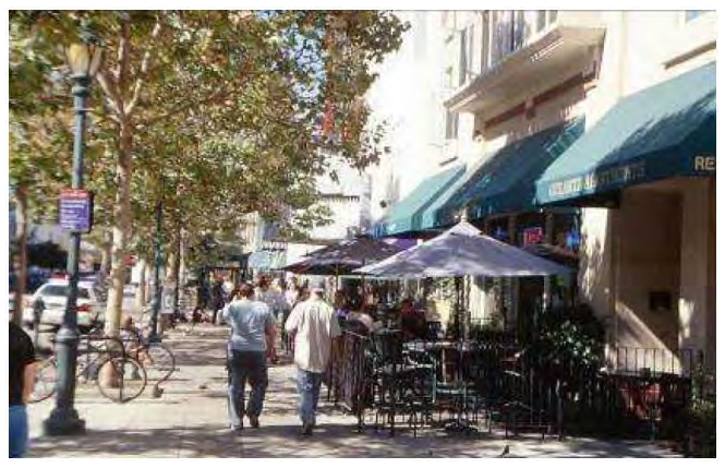 Figure 122-826.1 Building Architecture Should Address the Street and Engage the Pedestrian