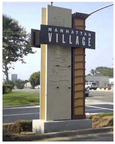 Figure 122-827.13 Example of a Monument Sign