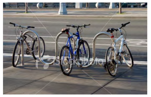Figure 122-828.1 On-Street Bicycle Parking