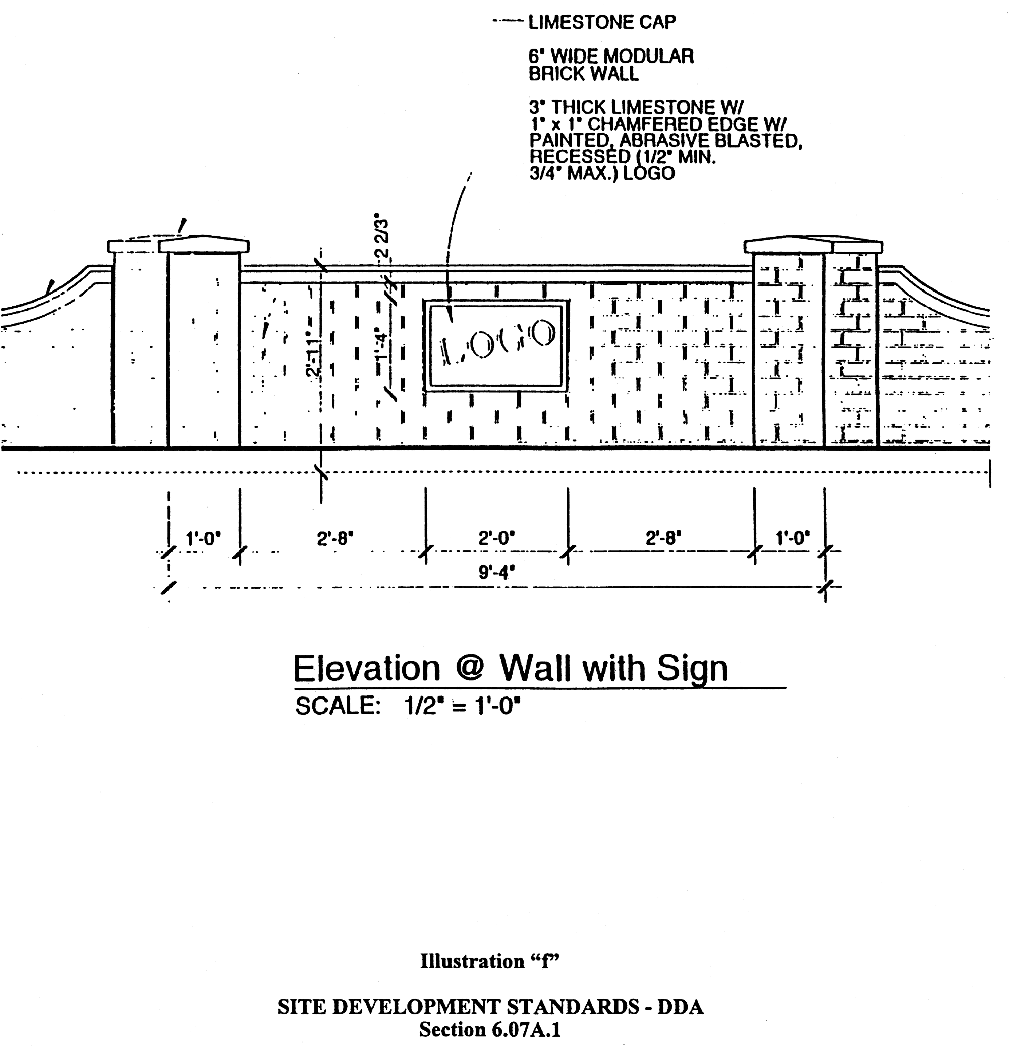 ILLUSTRATION F. SITE DEVELOPMENT STANDARDS - DDA