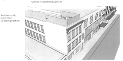 Figure 37: Screening of Roof-Mounted Equipment