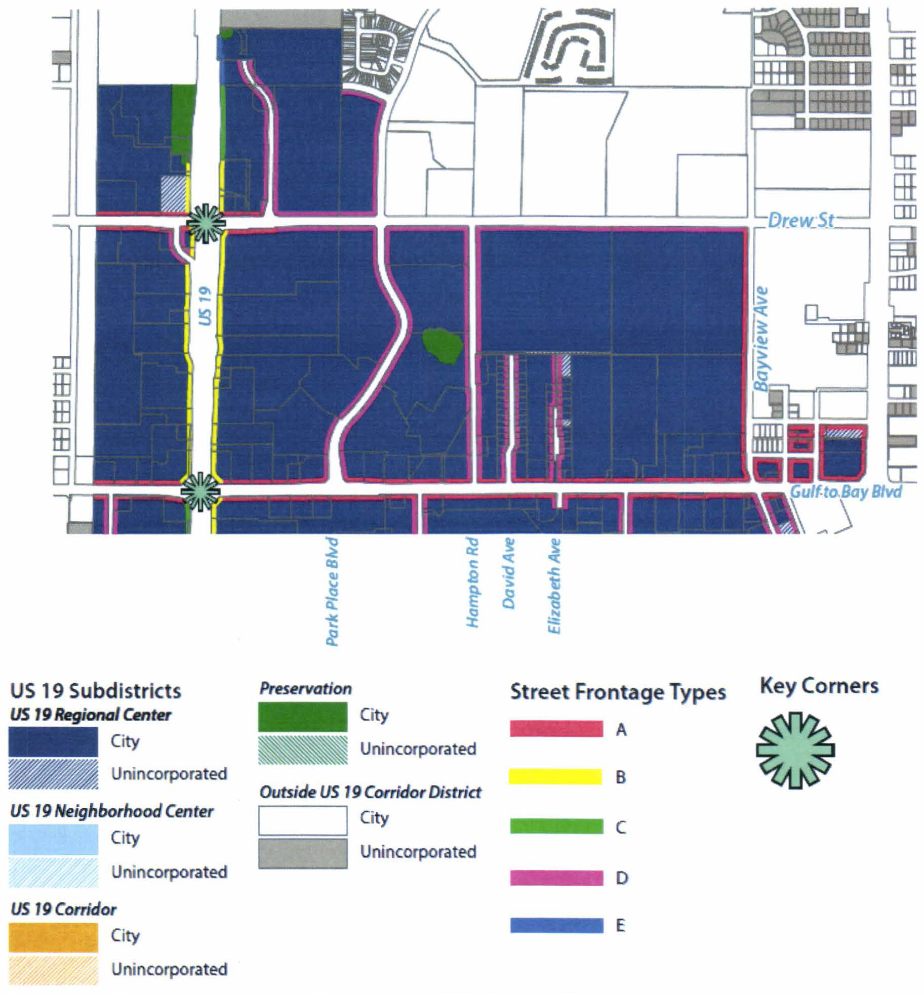 City Of Clearwater Zoning Map Appendix B - Us 19 Zoning District And Development Standards | Community  Development Code | Clearwater, Fl | Municode Library