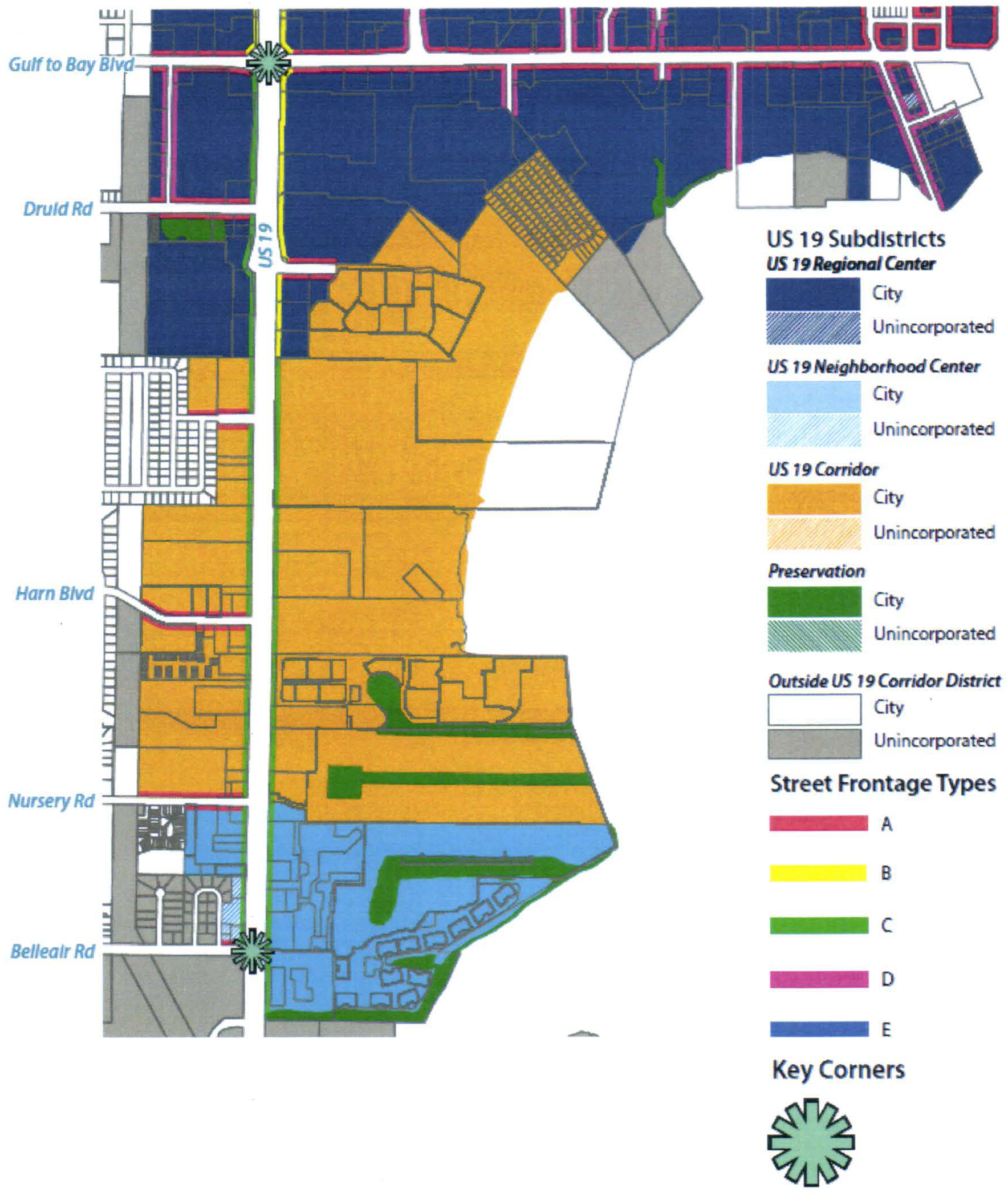 City Of Clearwater Zoning Map Appendix B - Us 19 Zoning District And Development Standards | Community  Development Code | Clearwater, Fl | Municode Library
