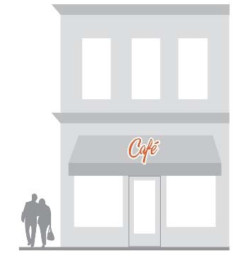 Figure 1: Awning Sign