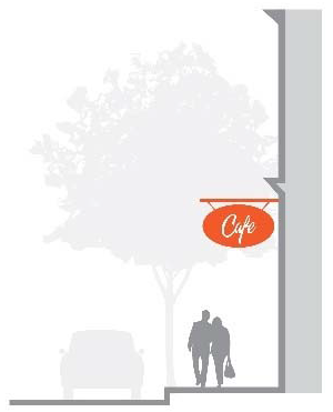 Figure 11: Projecting Sign