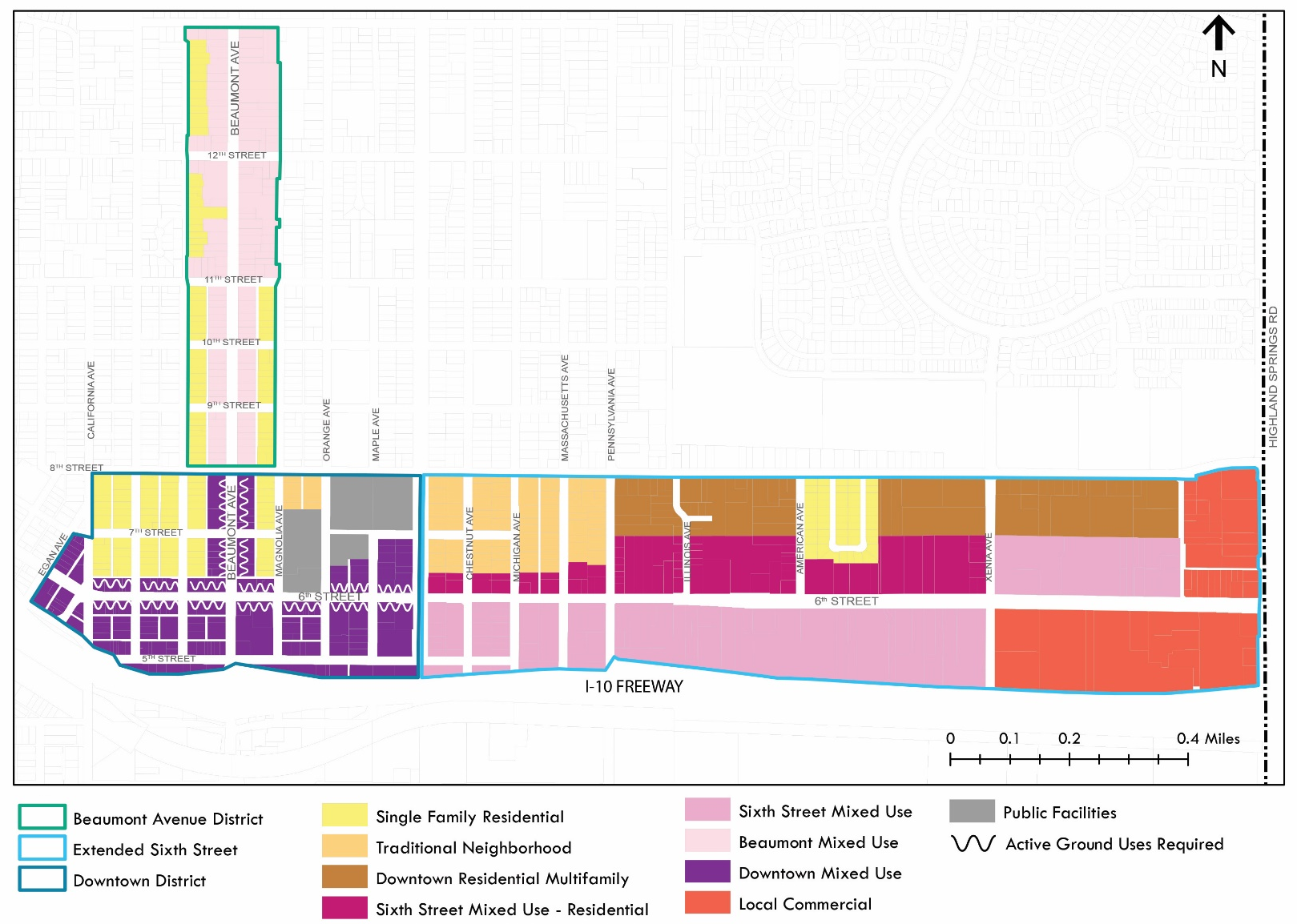 Figure 17.19-1. Downtown Zones