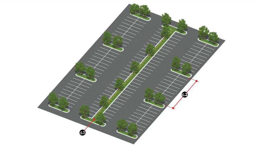 Figure 13-1-153(4): Parking Lot Interior Area