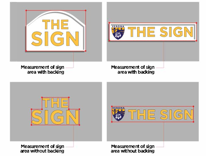 Figure 13-1-183(2): Sign Area