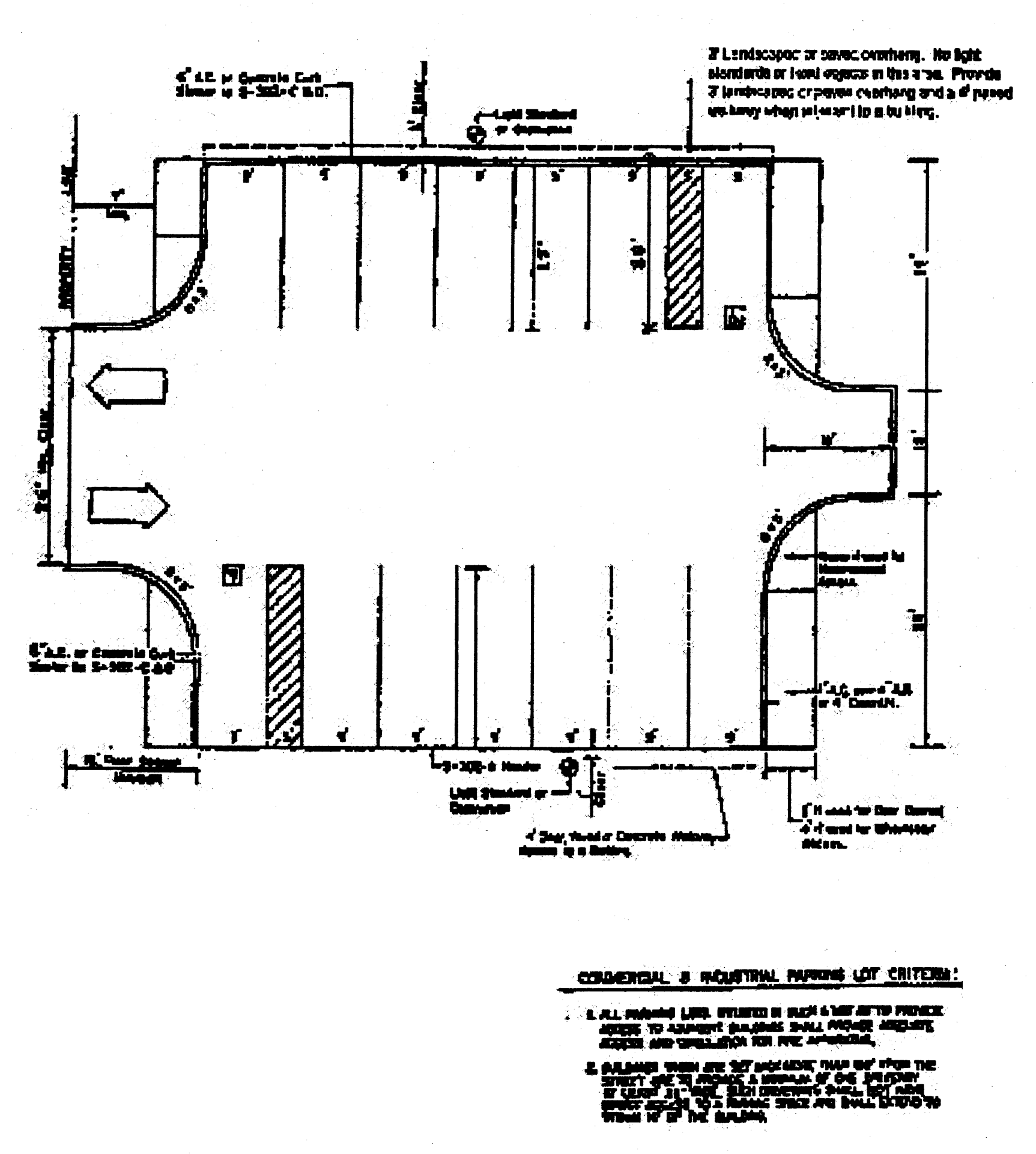 Figure 17.44.030B Parking Lot Layout