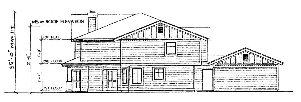 End Elevation - Unit