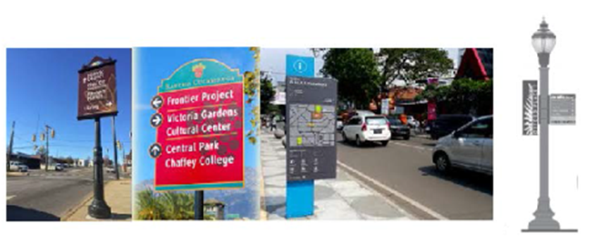 Figure 15: Wayfinding Signs Illustrative Examples