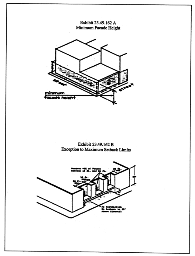 Exhibits 23.49.162A, 23.49.162B