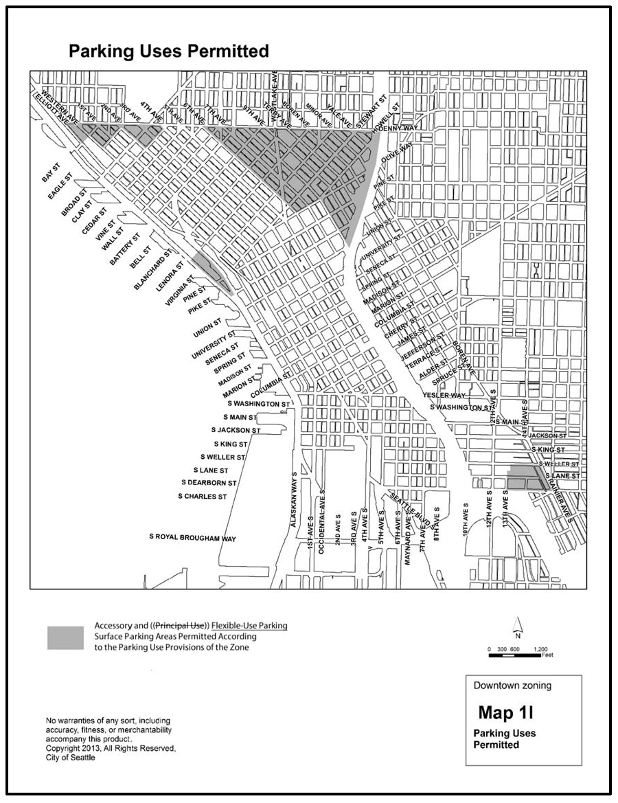 Map 1I Parking Uses Permitted
