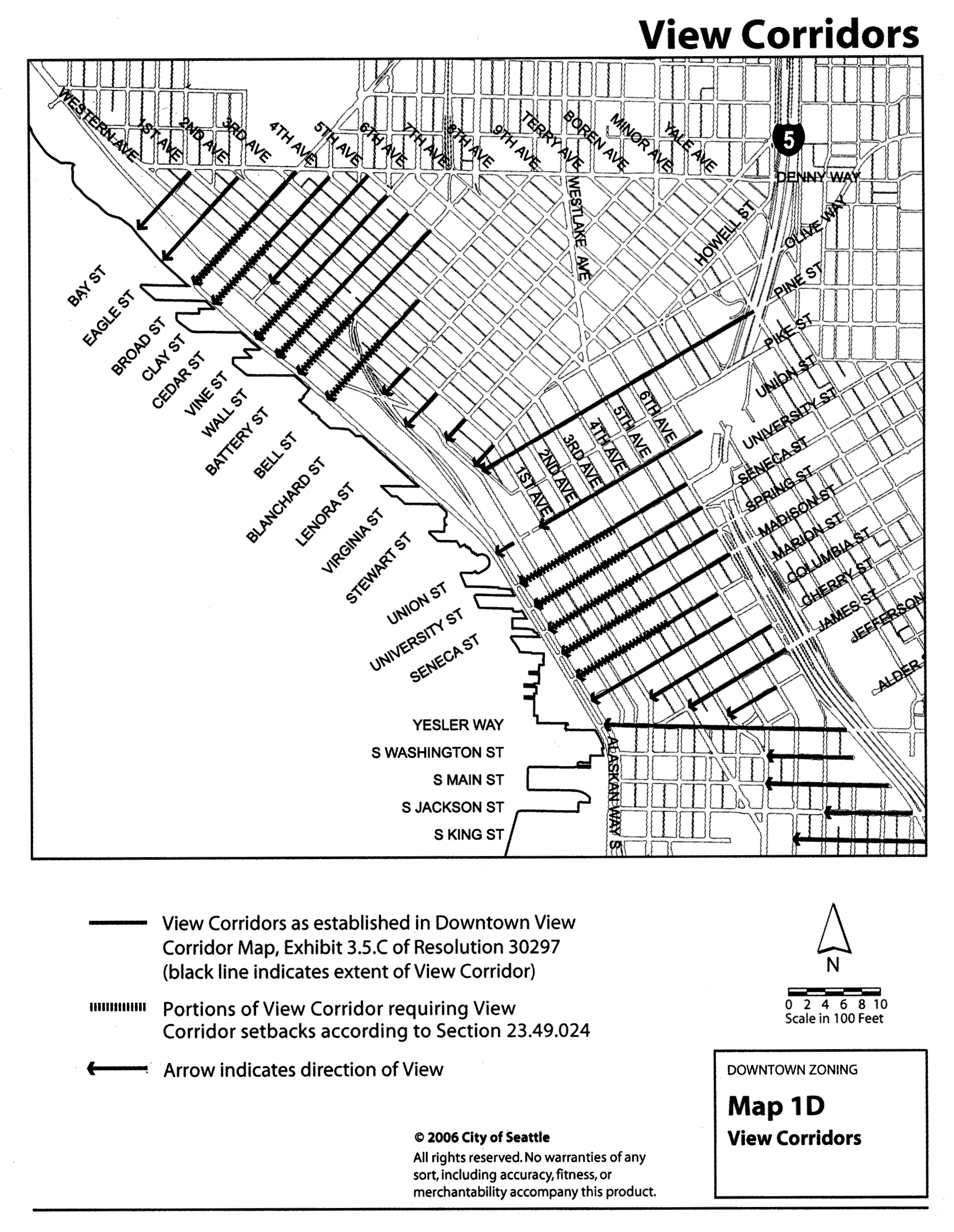 Map 1D View Corridors