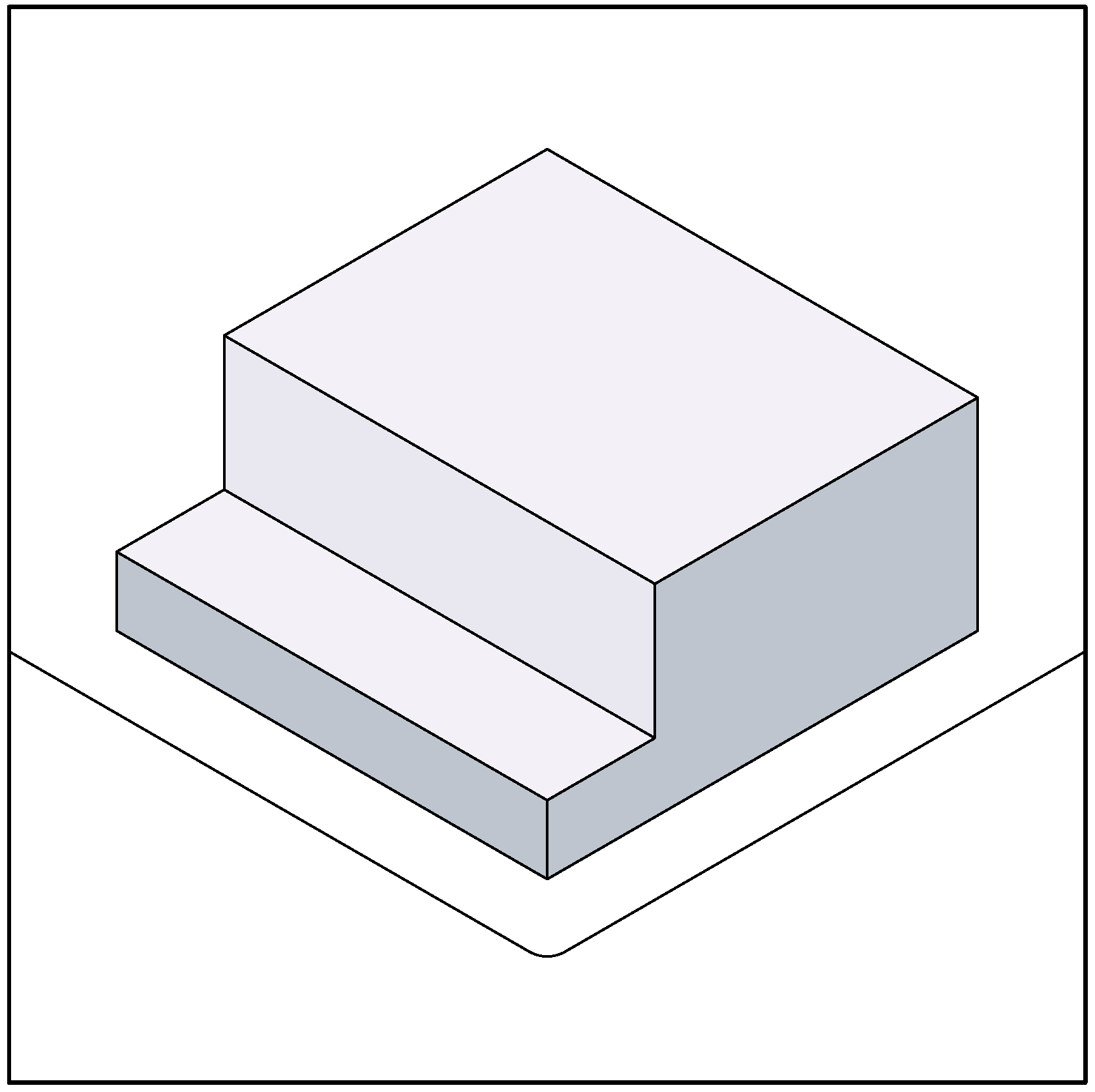 Building frontage shown shaded