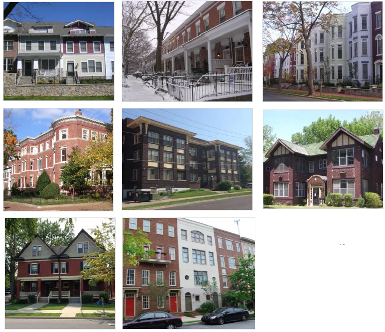 This frontage accommodates a range of Townhouses and Small Apartments in a range of building scales and configurations—but all are street oriented.