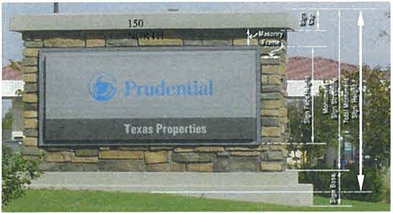 Elements of a Monument Sign