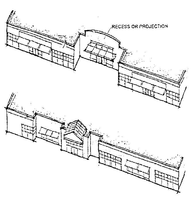 Façade Modulation: Recesses and Projections