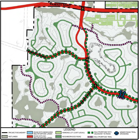 Figure 522.9.N.-2 Master Bicycle, Pedestrian & Neighborhood Vehicle Phase 2 Plan