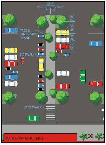 Figure 522.9.R.-5 Pedestrian Corridor Plan