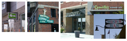 Figure 2-29: WANP Preferred Signage Types