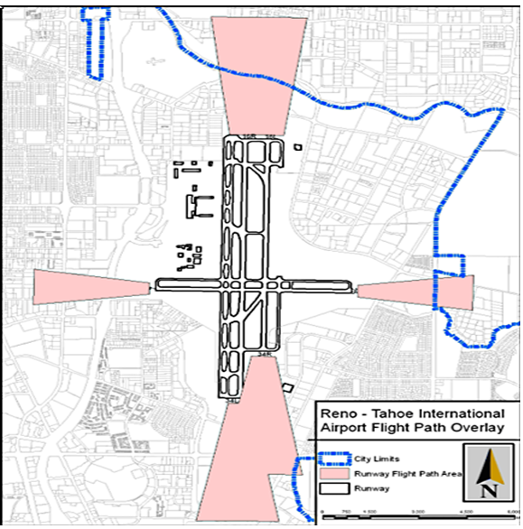 Figure 2-1: Reno-Tahoe International Airport Critical Areas