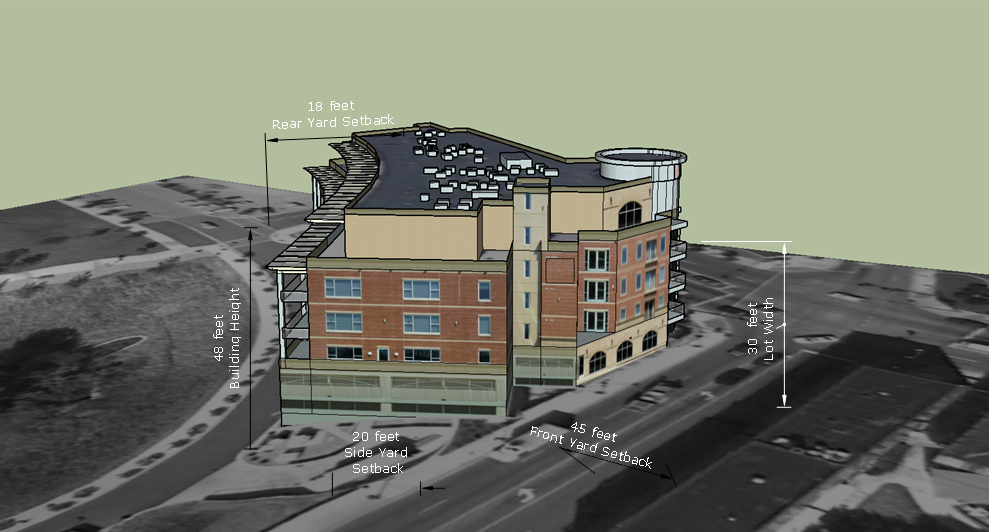 Figure 80-79c. R-CT: Typical Building/Lot Configuration