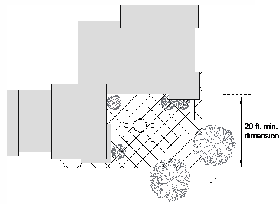 FIGURE 15-1204-D: PUBLIC PLAZAS