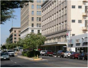 The Downtown Districts promote an urban massing of buildings that is similar to the area's early development.