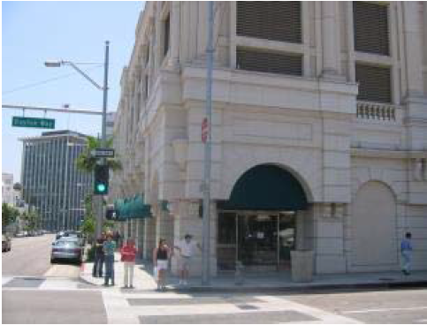 On Activity Class C streets, only the ground floor or above grade structured parking must be buffered with active uses.
