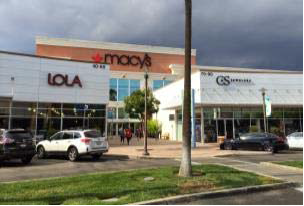 Large department stores can be wrapped with smaller shops, as with the Macy's at River Park.