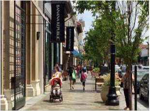 Public frontage is an indispensable component of comfortable, safe, and convenient pedestrian experience.