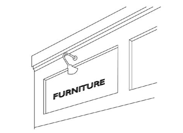 FIGURE 15-2610-E: WALL SIGN