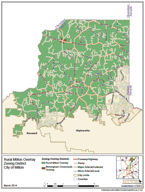 City Of Milton Zoning Map DIVISION 6.   RURAL MILTON OVERLAY ZONING DISTRICT | Code of 