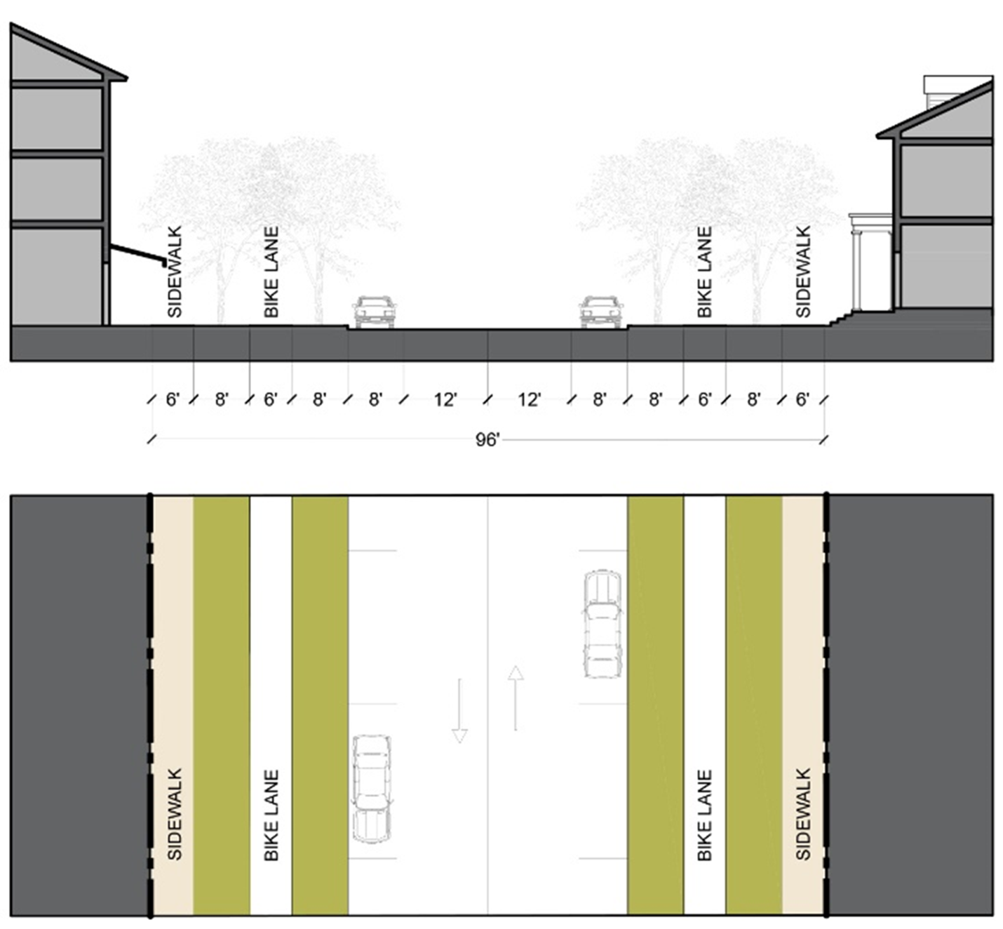 Figure 3817B: Primary Street 1 Section