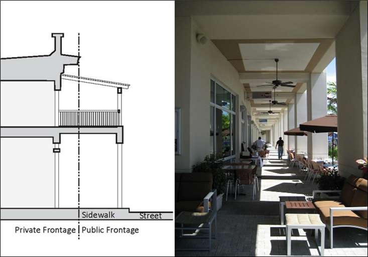 Figure 3843B: Arcade, Colonnade, or Gallery Illustrations