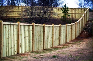 Figure 5406A: Fence with Finished Side Facing Out