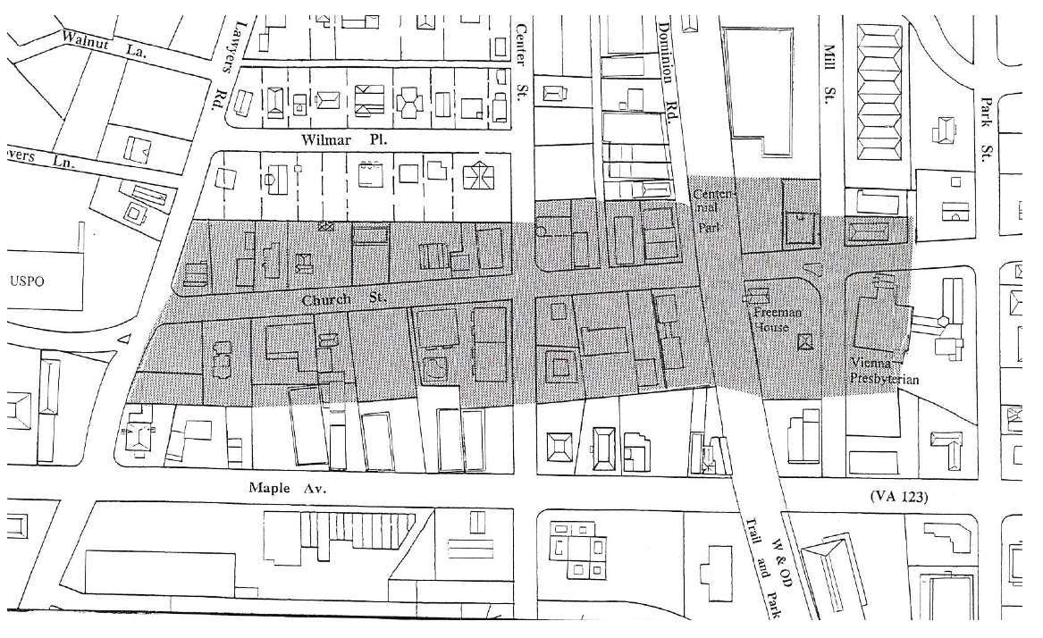 FIGURE 2.16. Reference map of the Church Street Overlay.