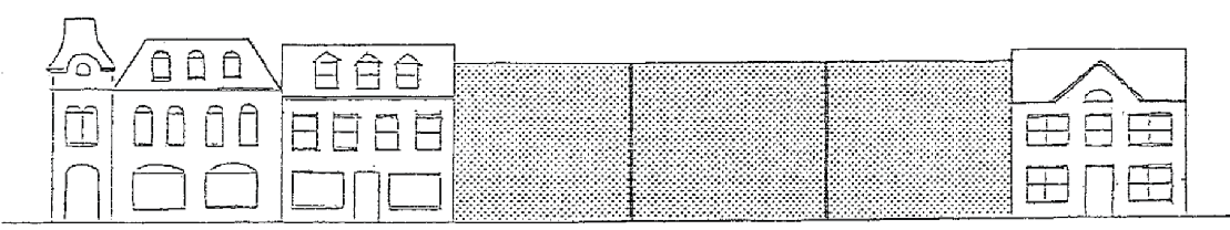 FIGURE 2.23. Illustration of recommended compatible façade proportion.