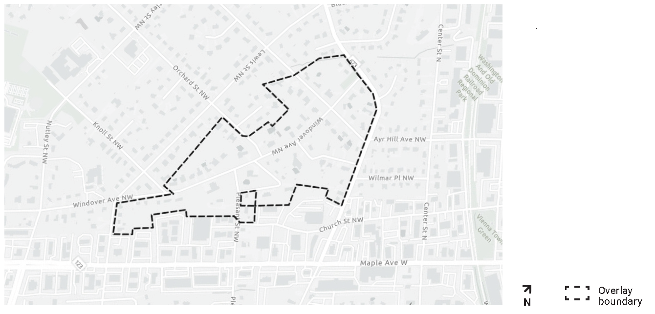 FIGURE 2.30. Reference map of the Windover Heights Historic Overlay District.