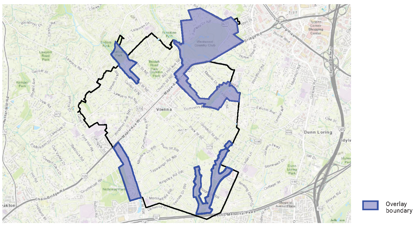 FIGURE 2.31. Reference map of the Chesapeake Bay Preservations Areas Overlay.