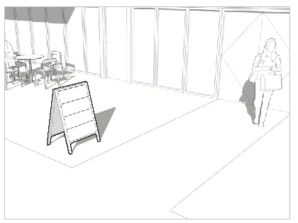 FIGURE 9.1 A-Frame sign example.