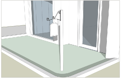 FIGURE 9.5 Freestanding hanging sign example.