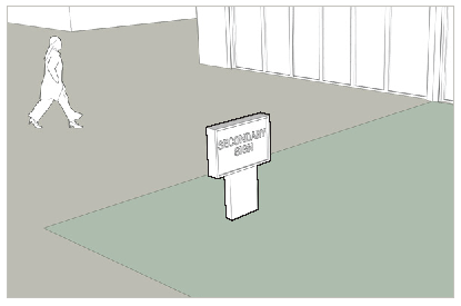 FIGURE 9.9 Secondary sign example.